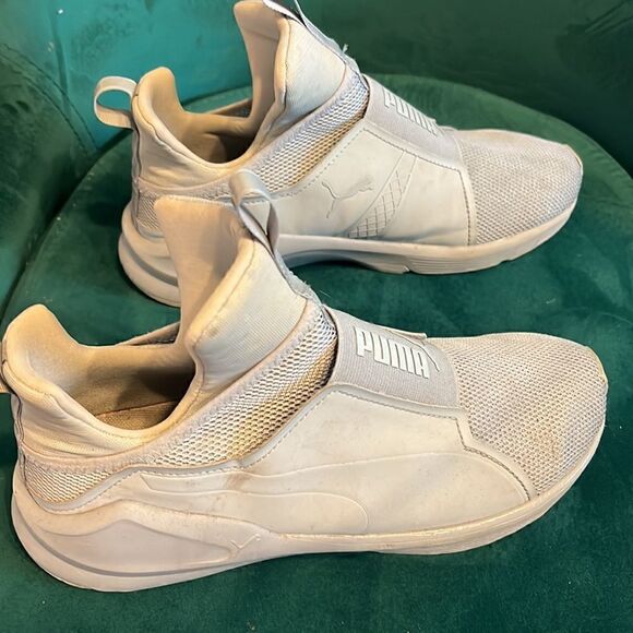 Excellent Condition Gray Puma Sneaker Size 7.5 Womens Shoe Fenty Womens Trainer - Picture 3 of 5